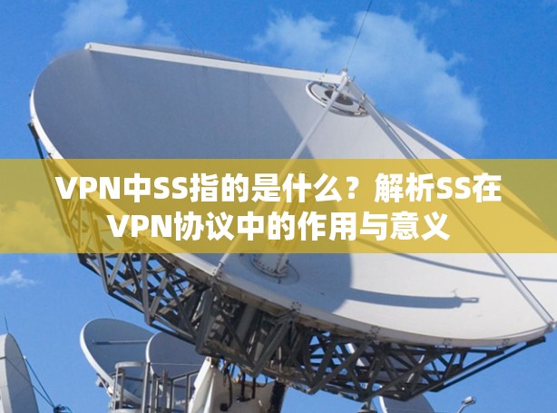 VPN中SS指的是什么?解析SS在VPN协议中的作用与意义 VPN中SS指的是什么?解析SS在VPN协议中的作用与意义