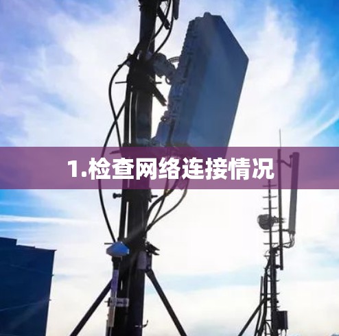 1.检查网络连接情况 1.检查网络连接情况