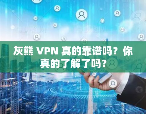 灰熊 VPN 真的靠谱吗?你真的了解了吗?