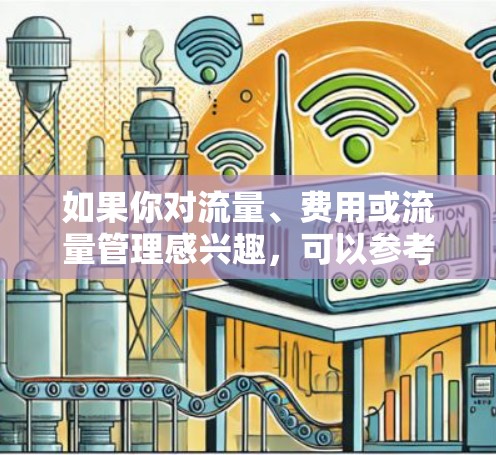 如果你对流量、费用或流量管理感兴趣，可以参考以下信息