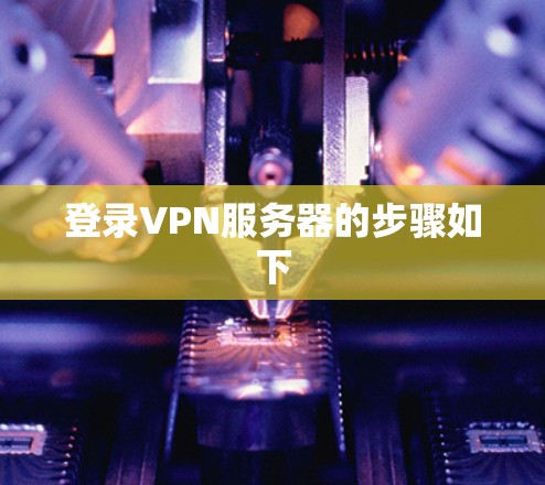 登录VPN服务器的步骤如下