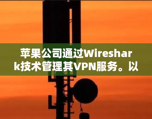 苹果公司通过Wireshark技术管理其VPN服务。以下是关于苹果手机的VPN地址的详细信息
