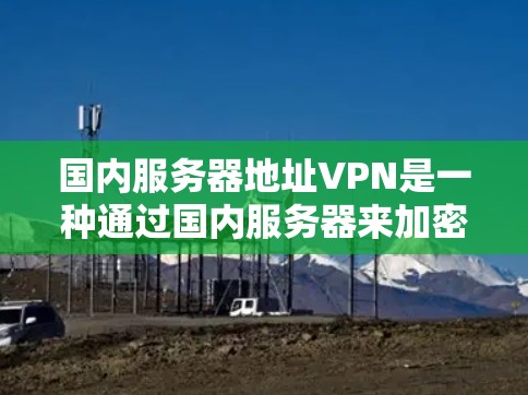 国内服务器地址VPN是一种通过国内服务器来加密和保护服务器地址访问的VPN服务。它通常使用国内的网络环境和运营商提供的技术支持,确保数据安全和传输。以下是关于国内服务器地址VPN的详细介绍