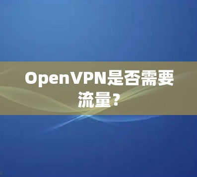 OpenVPN是否需要流量?