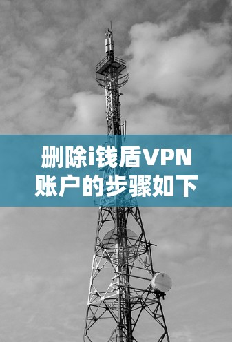 删除i钱盾VPN账户的步骤如下