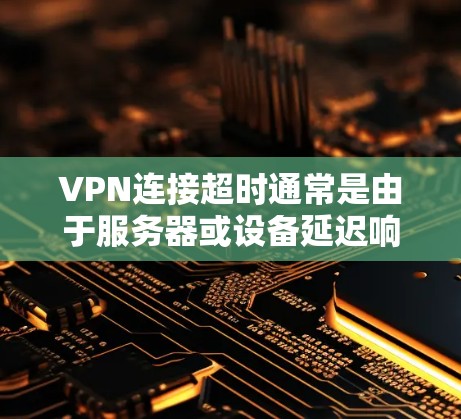 VPN连接超时通常是由于服务器或设备延迟响应或服务器未及时响应导致的。以下是解决VPN连接超时的步骤 VPN连接超时通常是由于服务器或设备延迟响应或服务器未及时响应导致的。以下是解决VPN连接超时的步骤