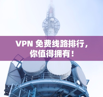 VPN 免费线路排行,你值得拥有! VPN 免费线路排行,你值得拥有!