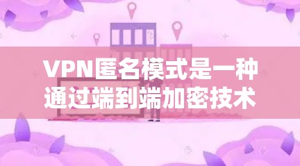 VPN匿名模式是一种通过端到端加密技术，让用户在使用VPN时保持身份，同时访问外部网络的加密方式。以下是对 VPN 网站和匿名模式的详细分析