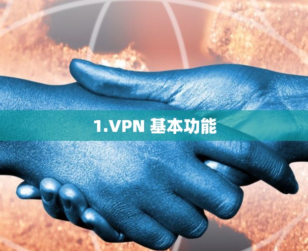 1.VPN 基本功能 1.VPN 基本功能