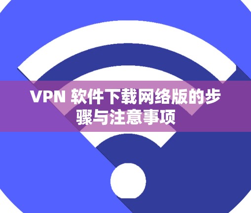VPN 软件下载网络版的步骤与注意事项 VPN 软件下载网络版的步骤与注意事项