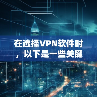 在选择VPN软件时,以下是一些关键步骤和建议,帮助你做出明智的选择 在选择VPN软件时,以下是一些关键步骤和建议,帮助你做出明智的选择
