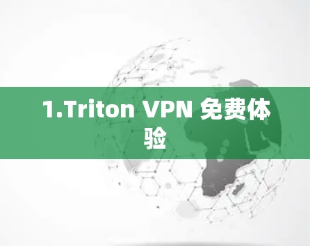 1.Triton VPN 免费体验 1.Triton VPN 免费体验