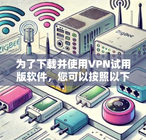 为了下载并使用VPN试用版软件，您可以按照以下步骤操作