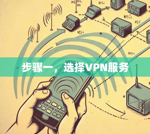 步骤一,选择VPN服务 步骤一,选择VPN服务