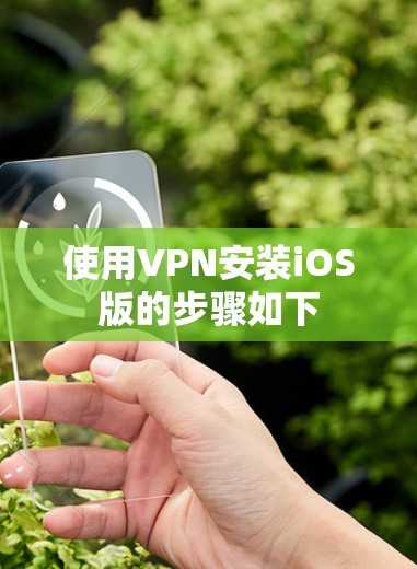 使用VPN安装iOS版的步骤如下