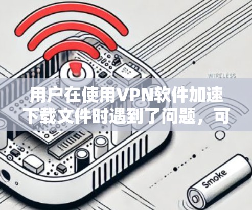 用户在使用VPN软件加速下载文件时遇到了问题,可能的原因包括多种因素,包括网络连接慢、软件问题、缓存过多、资源不足、网络攻击、兼容性问题、配置错误以及误删文件等。以下是针对这些问题的建议和解决方案