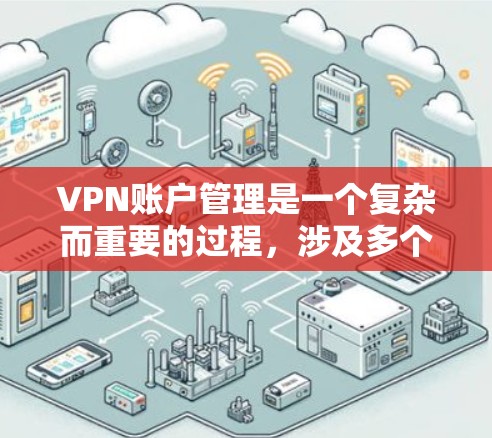 VPN账户管理是一个复杂而重要的过程，涉及多个方面，包括配置、安全设置、监控和反向工程。以下是逐步的指南，帮助您理解和管理VPN账户