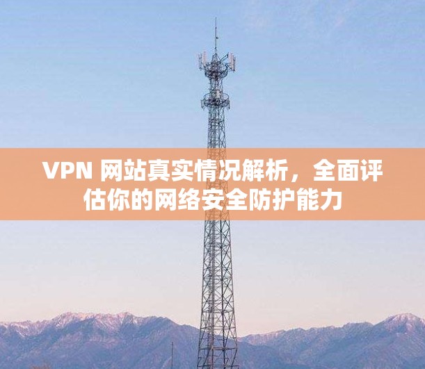VPN 网站真实情况解析,全面评估你的网络安全防护能力