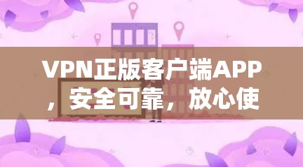 VPN正版客户端APP,安全可靠,放心使用