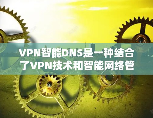 VPN智能DNS是一种结合了VPN技术和智能网络管理的解决方案,旨在提升网络安全和用户体验。以下是关于VPN智能DNS的详细介绍