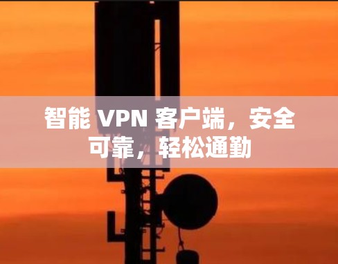 智能 VPN 客户端，安全可靠，轻松通勤